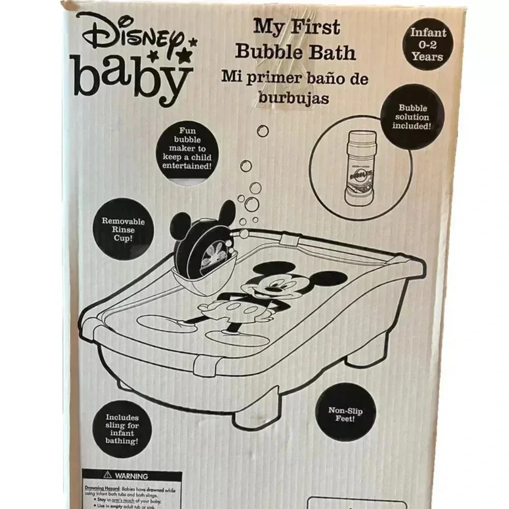 Disney Mickey Mouse My First Bubble Bath Tub